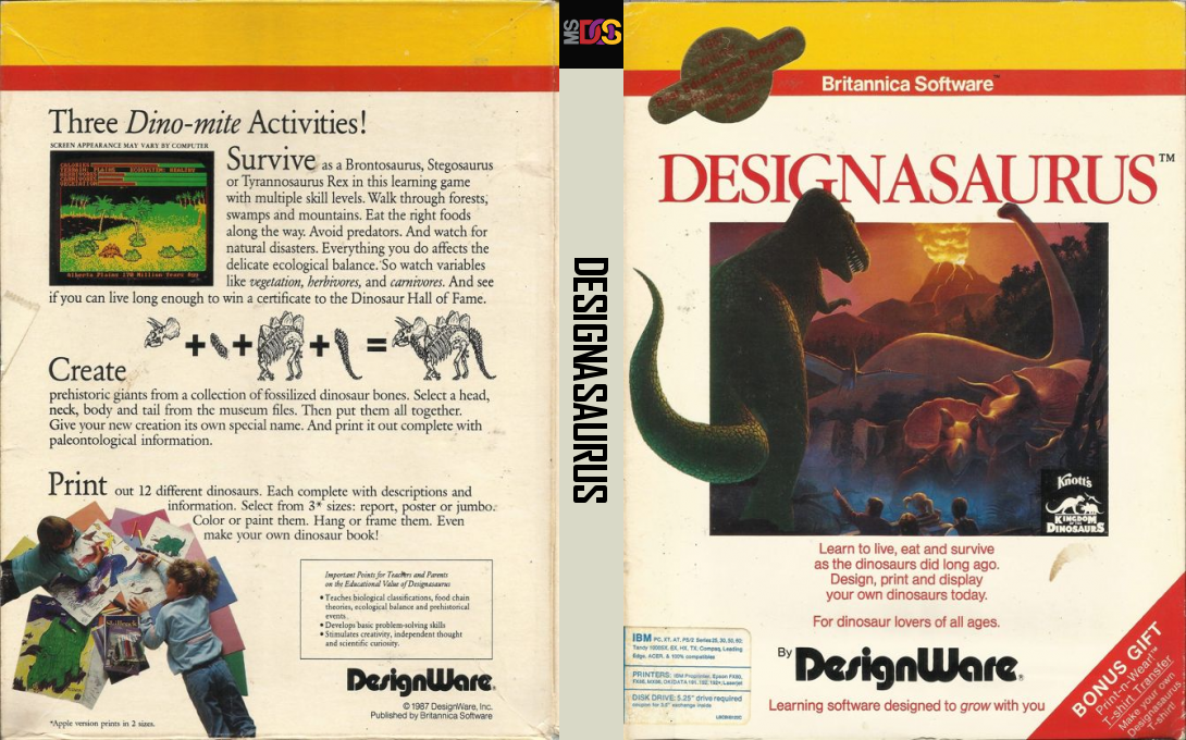 Designasaurus — box-texture (US)