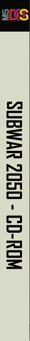 Subwar 2050 - CD-ROM — box-2D-side (FR)