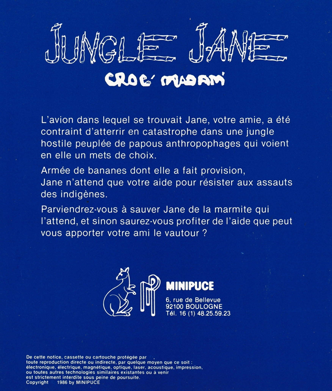 Jungle Jane — box-2D-back (FR)