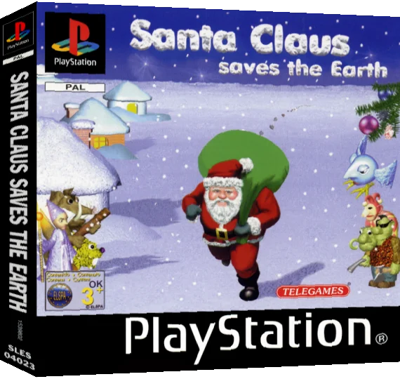 Santa Claus Saves The Earth — box-3D (EU)