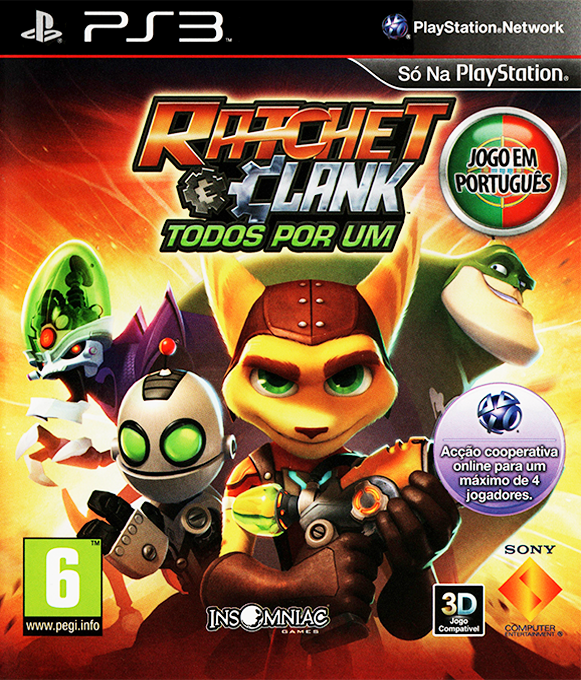 Ratchet & Clank - All 4 One — box-2D (PT)