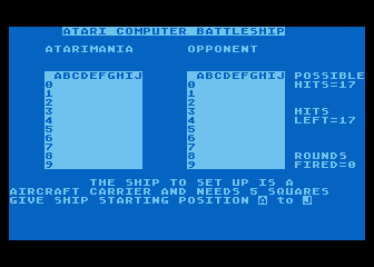 Computer Battleship — ss (WOR)