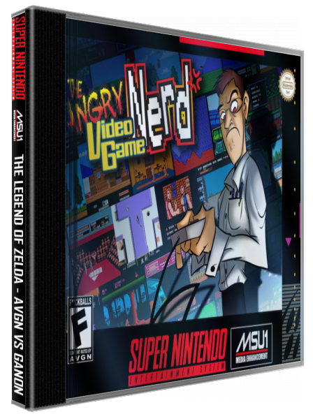 The Legend of Zelda: AVGN vs Ganon — box-3D (WOR)