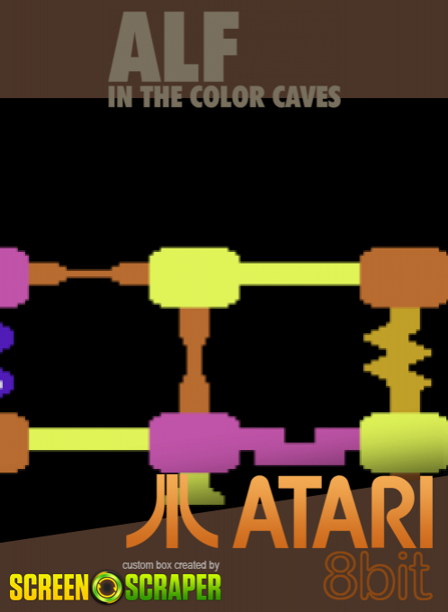 Alf In The Color Caves — box-2D (SS)