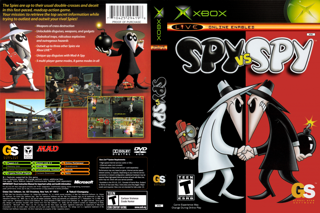 Spy Vs Spy — box-texture (US)