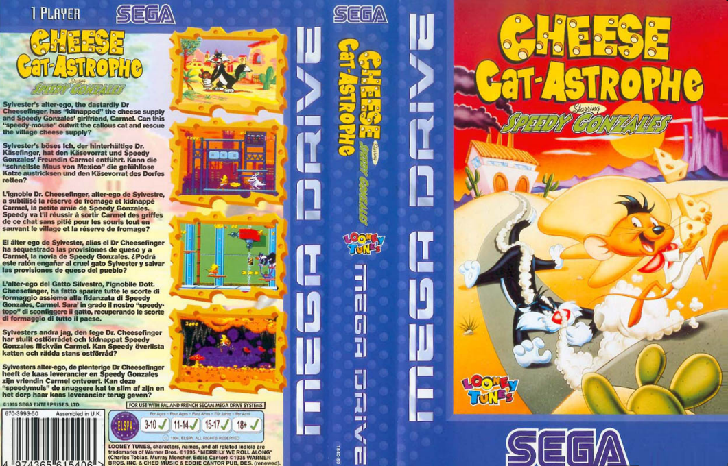 Cheese Cat-astrophe Starring Speedy Gonzales — box-texture (EU)