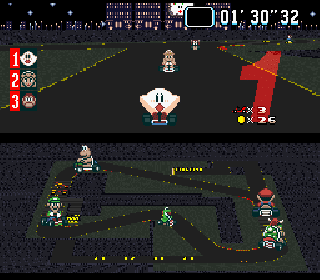 Super Mario Kart - Mario Kart R — ss (WOR)