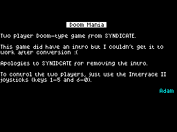 Doom Mania — sstitle (WOR)