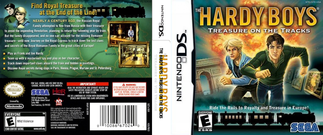 Hardy Boys, The - Treasure on the Tracks — box-texture (US)