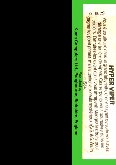 Hyper Viper — box-2D-back (EU)