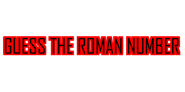 Guess The Roman Number — wheel-hd (SS)