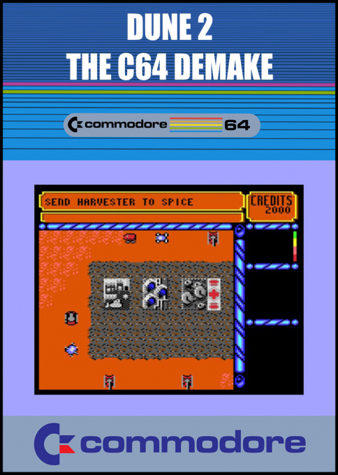 Dune 2 - The C64 Demake box art