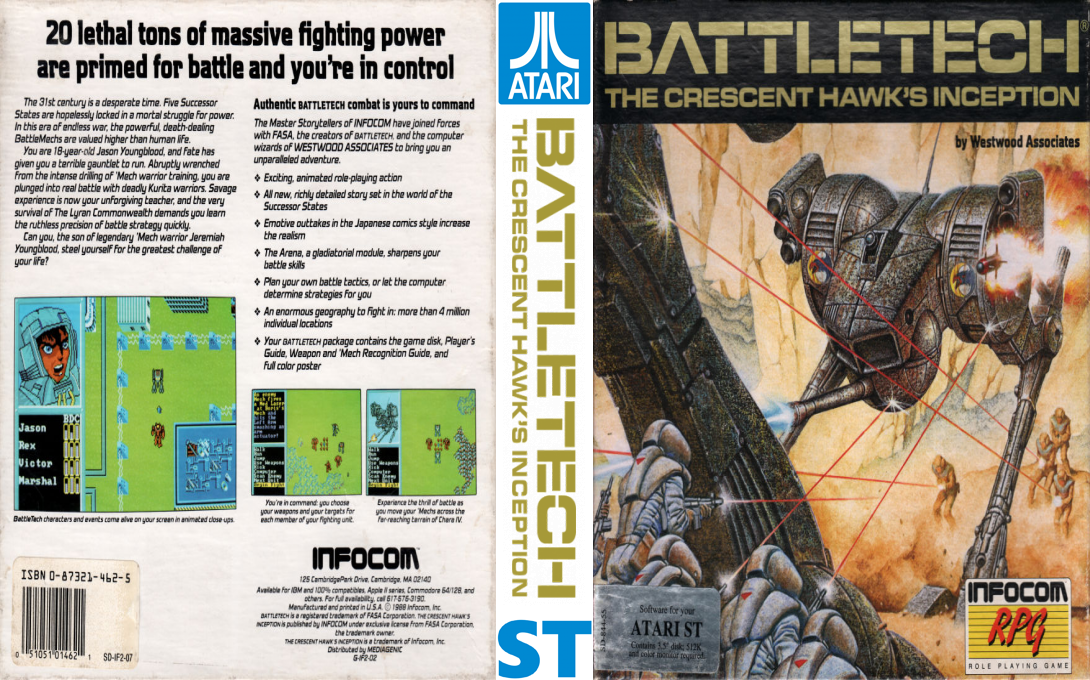 Battletech - The Crescent Hawk's Inception — box-texture (US)
