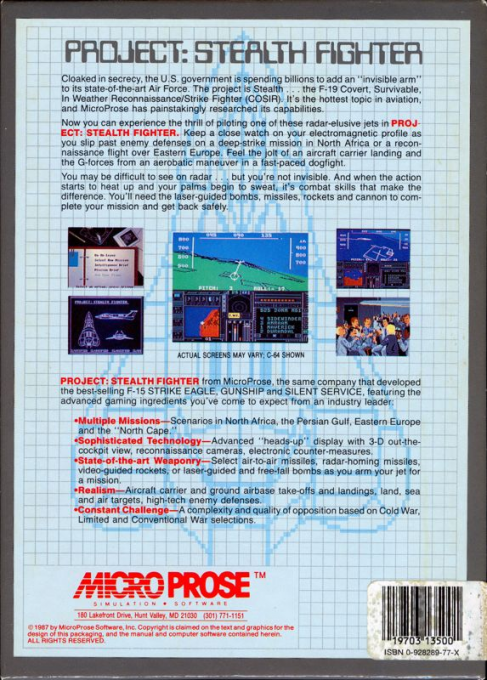 Project Stealth Fighter — box-2D-back (US)
