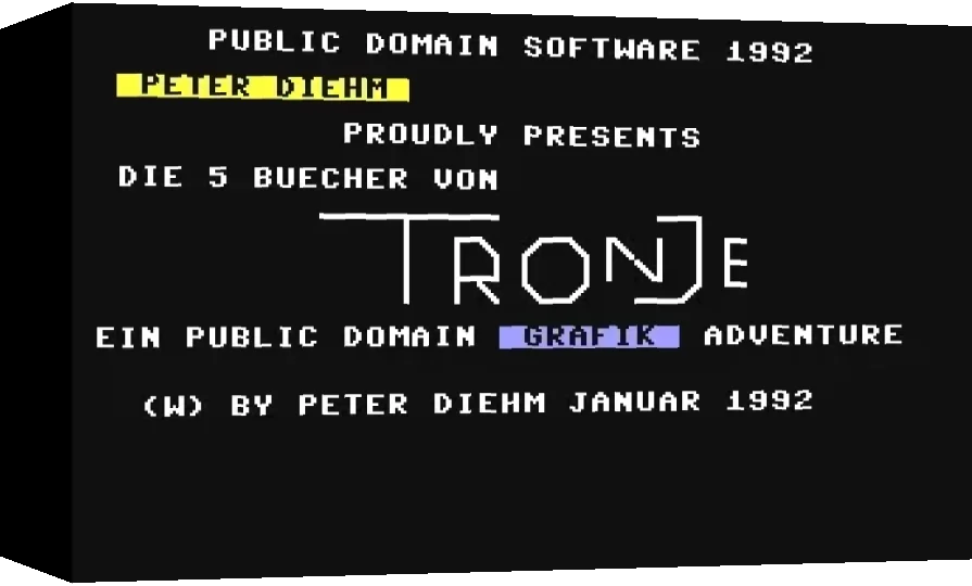Die 5 Bücher von Tronje — box-3D (WOR)