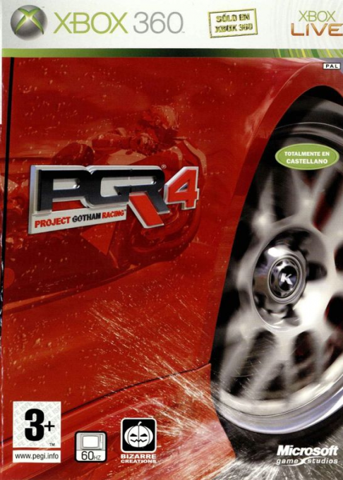Project Gotham Racing 4 — box-2D (SP)