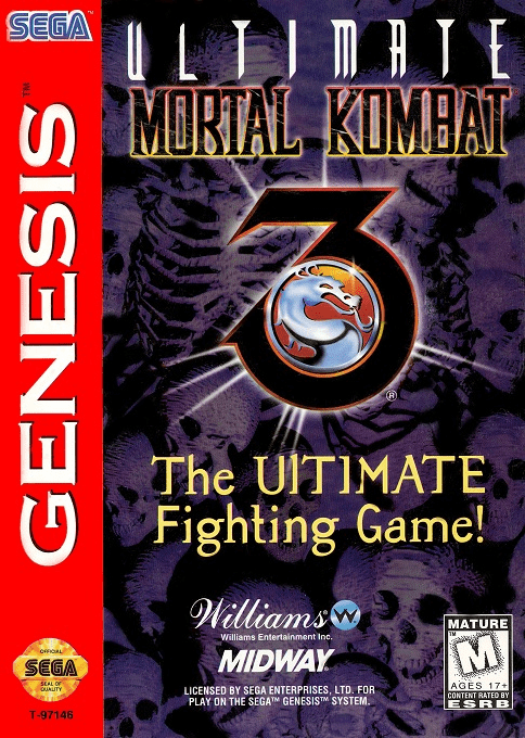 Ultimate Mortal Kombat 3 box art