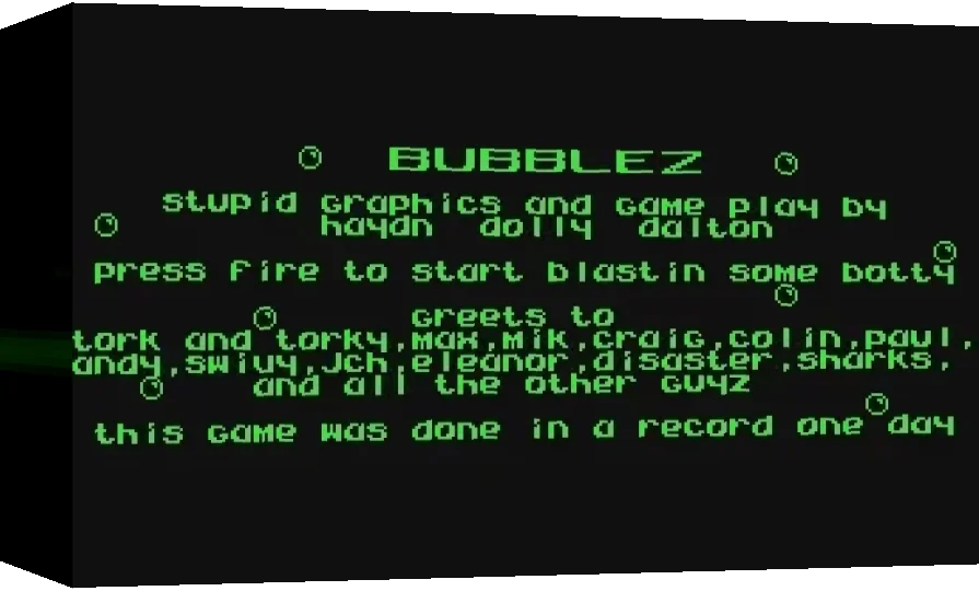Bubblez — box-3D (WOR)