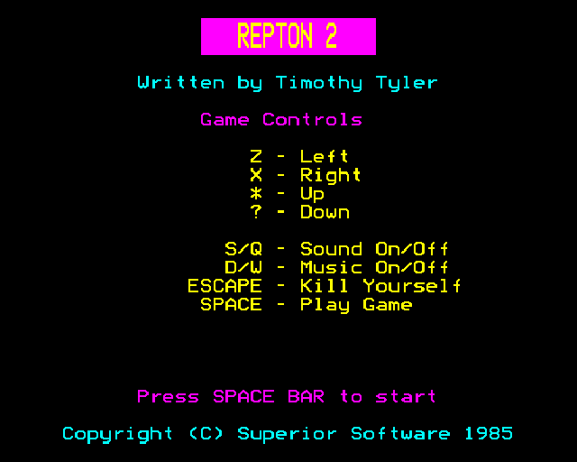 Repton 2 — sstitle (WOR)