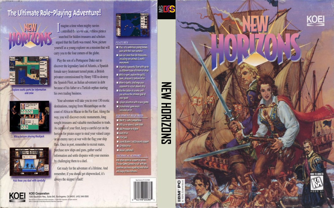 New Horizons — box-texture (US)