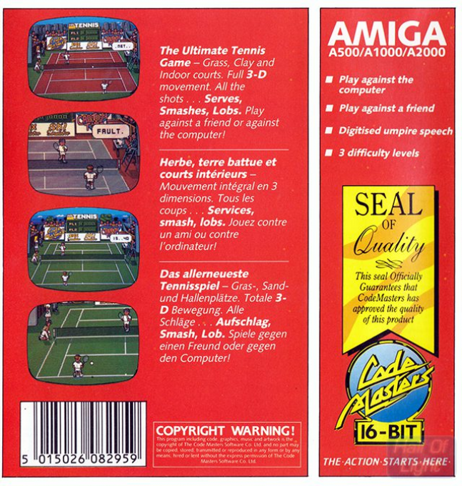 Pro Tennis Simulator — box-2D-back (EU)