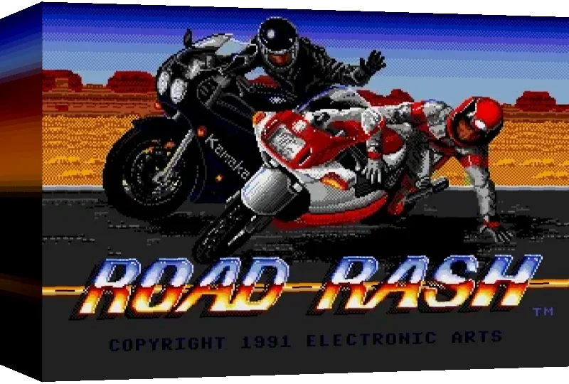 Road Rash — box-3D (WOR)