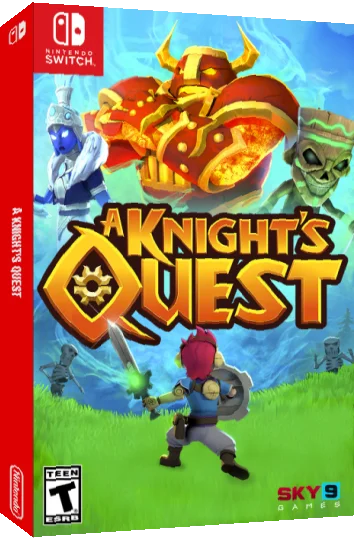 A Knight's Quest — box-3D (US)