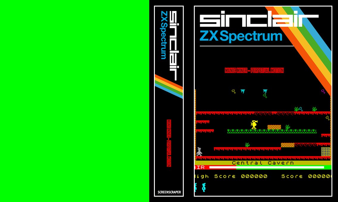 Manic Miner - Perpetual Motion — box-texture (SS)