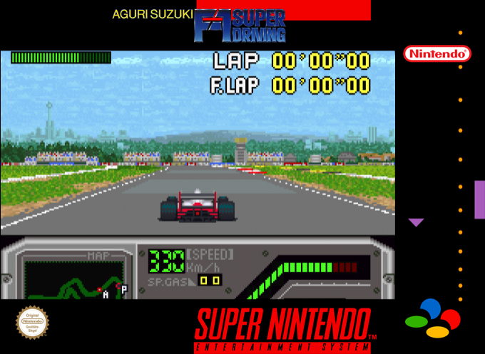 Aguri Suzuki F-1 Super Driving — box-2D (SS)