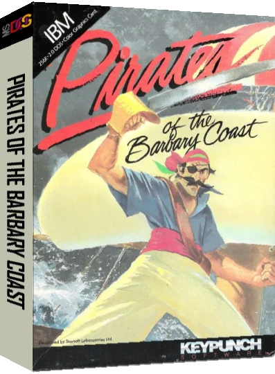 Pirates Of The Barbary Coast — box-3D (US)