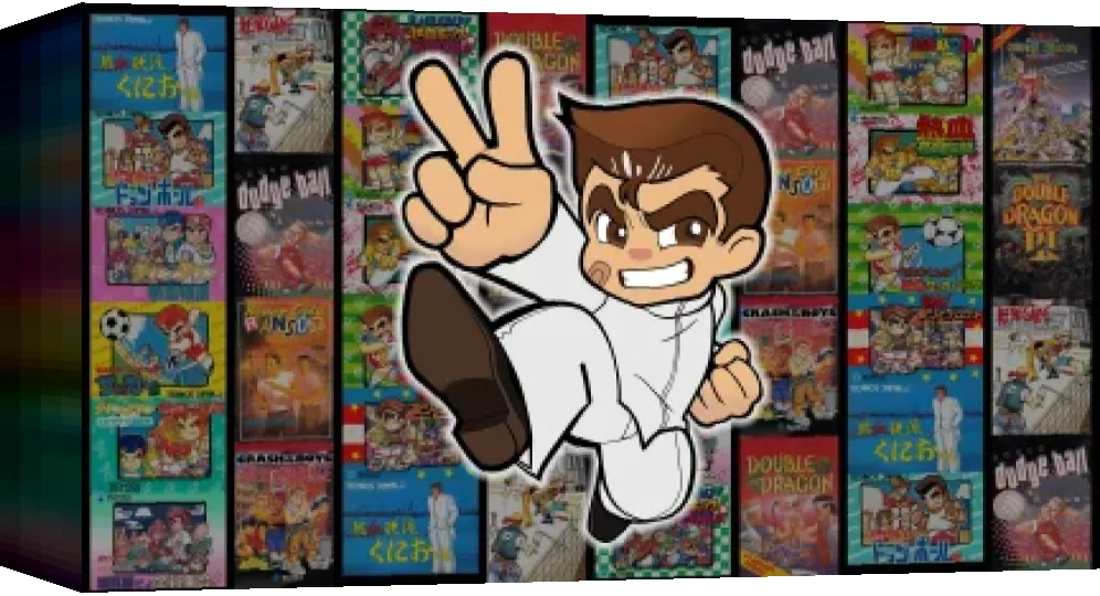 Kunio-kun: The World Classics Collection — box-3D (WOR)