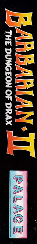 Barbarian 2 - The Dungeon Of Drax — box-2D-side (EU)