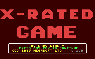 X-Rated Game — sstitle (WOR)