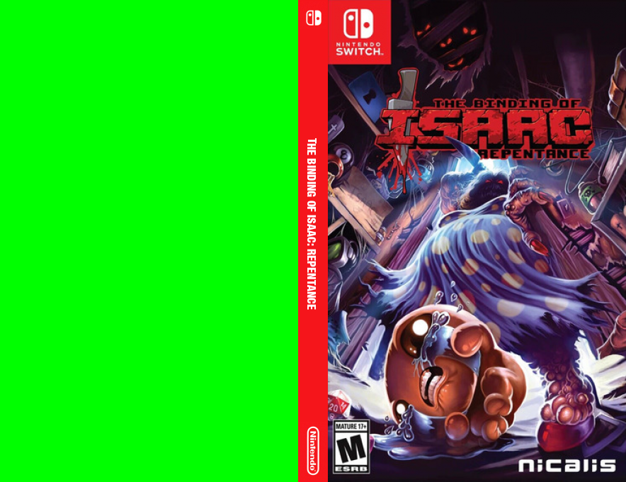 Binding of Isaac - Repentance, The — box-texture (US)