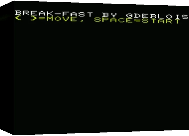 Break-fast — box-3D (WOR)