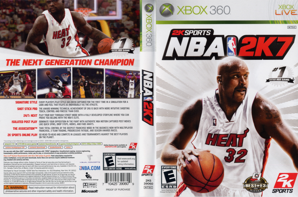 NBA 2K7 — box-texture (US)