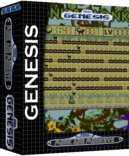 Monk And Monkeys — box-3D (SS)