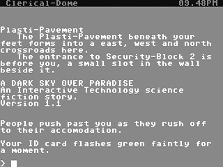 A Dark Sky over Paradise — ss (WOR)