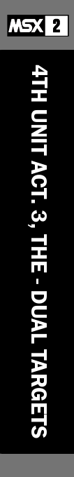4th Unit Act. 3, The - Dual Targets — box-2D-side (SS)