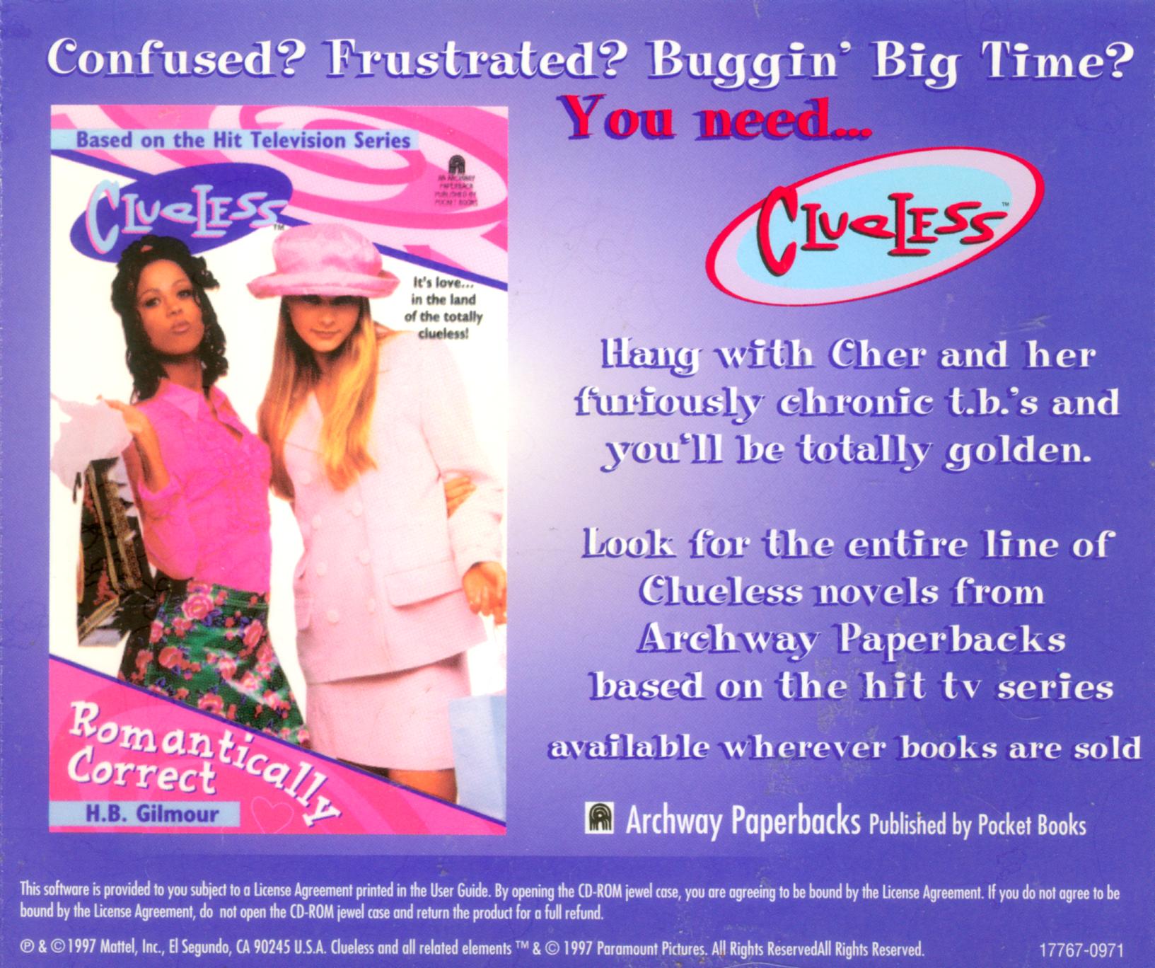 Clueless: CD-ROM — box-2D-back (US)
