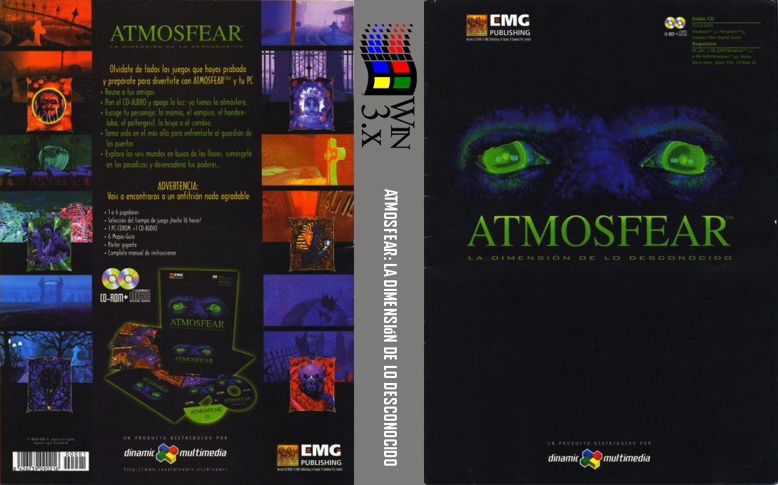 Atmosfear: The Third Dimension — box-texture (SP)