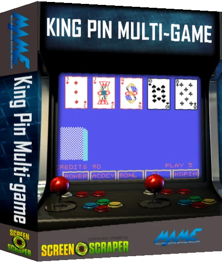 King Pin Multi-game — box-3D (SS)