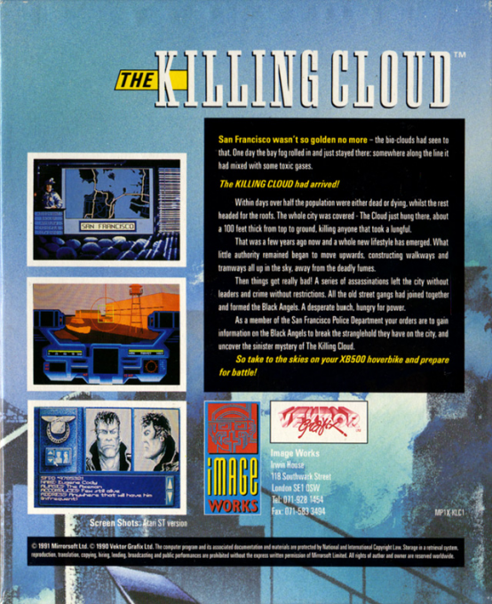 Killing Cloud, The — box-2D-back (EU)