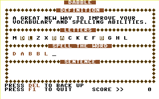 Dabble — ss (WOR)