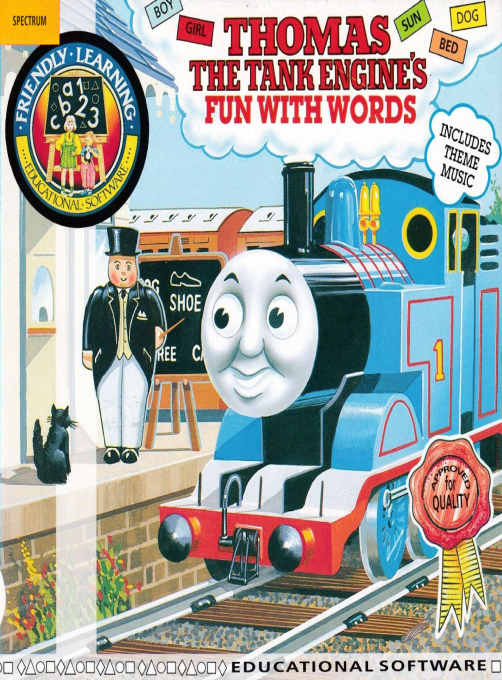 Thomas The Tank Engine's Fun With Words box art