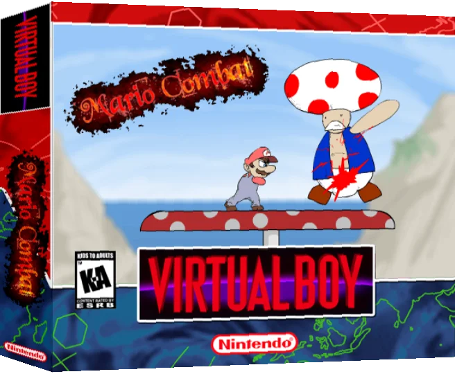 Mario Combat — box-3D (US)