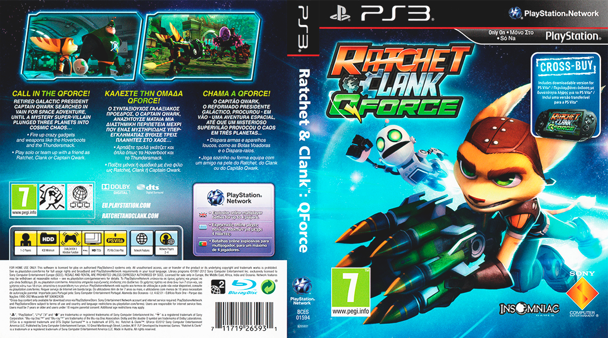 Ratchet And Clank - QForce — box-texture (UK)