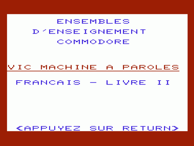 Francais, Livre I I — sstitle (WOR)