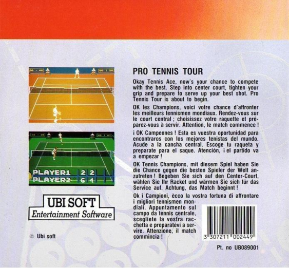 Pro Tennis Tour — box-2D-back (EU)