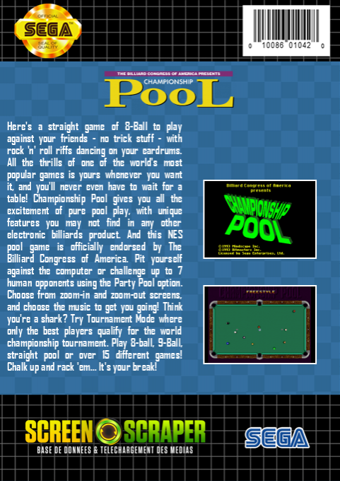 Championship Pool — box-2D-back (SS)